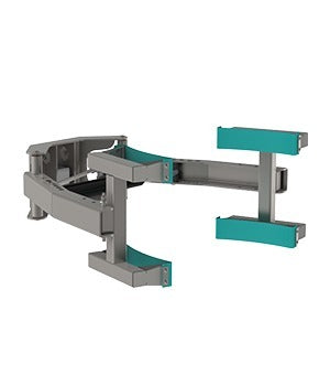 Die elektrische Klemme (EC) kann viele verschiedene Arten von Lasten halten, z.B. Rollen oder Fässer. Diese Hebeklemmen sind modular aufgebaut, so dass Sie die Greiferhände einfach austauschen oder mit einer Drehvorrichtung kombinieren können.