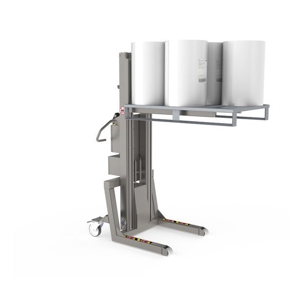 Dieser hygienische Elektrolift ist so konzipiert, dass er den hohen Anforderungen in der Lebensmittelproduktion standhält.