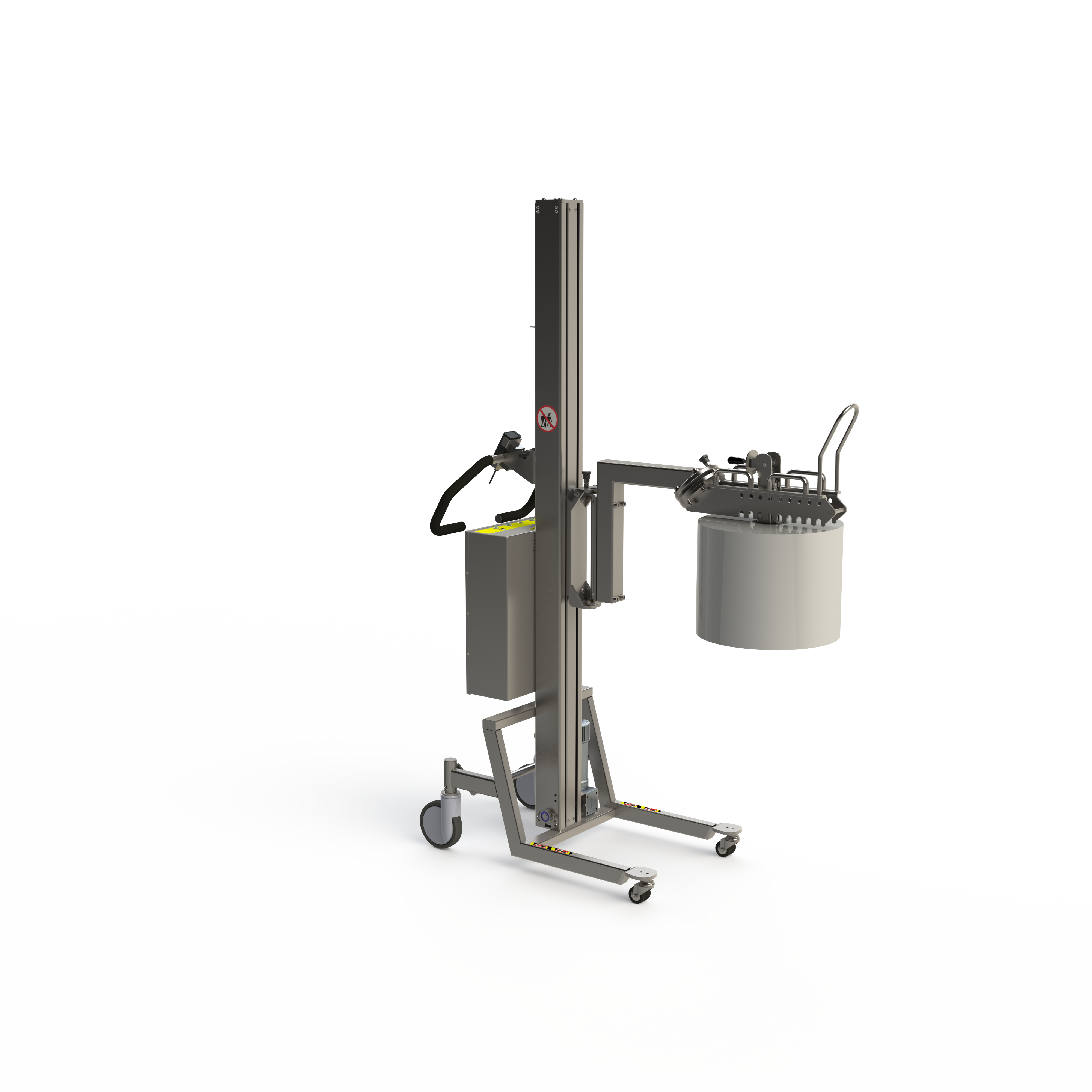 Elektrischer Schwerlast-Edelstahlheber - 150 kg Traglast (SN)