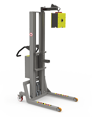 Maßgeschneiderter Montagekran mit Auslegerarm und Hakensystem. 2Lift Aps.