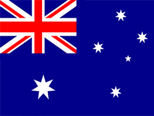 Die Flagge von Australien