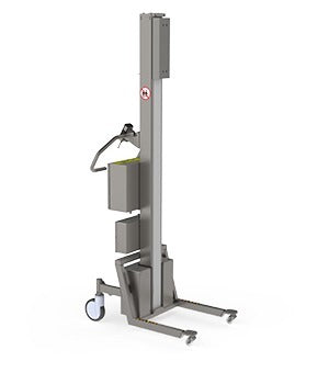 Dies ist unser leichtester Lifter aus unserer Pharmalinie. Er ist für den Einsatz in Reinräumen konzipiert und verfügt über eine hohe Schutzklasse (IP65, wasserdicht).