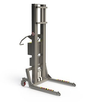Korrosionsbeständige Materialtransportgeräte mit einer Hubkapazität von bis zu 300 kg. Ideal für die Lebensmittel- und Getränkeindustrie.