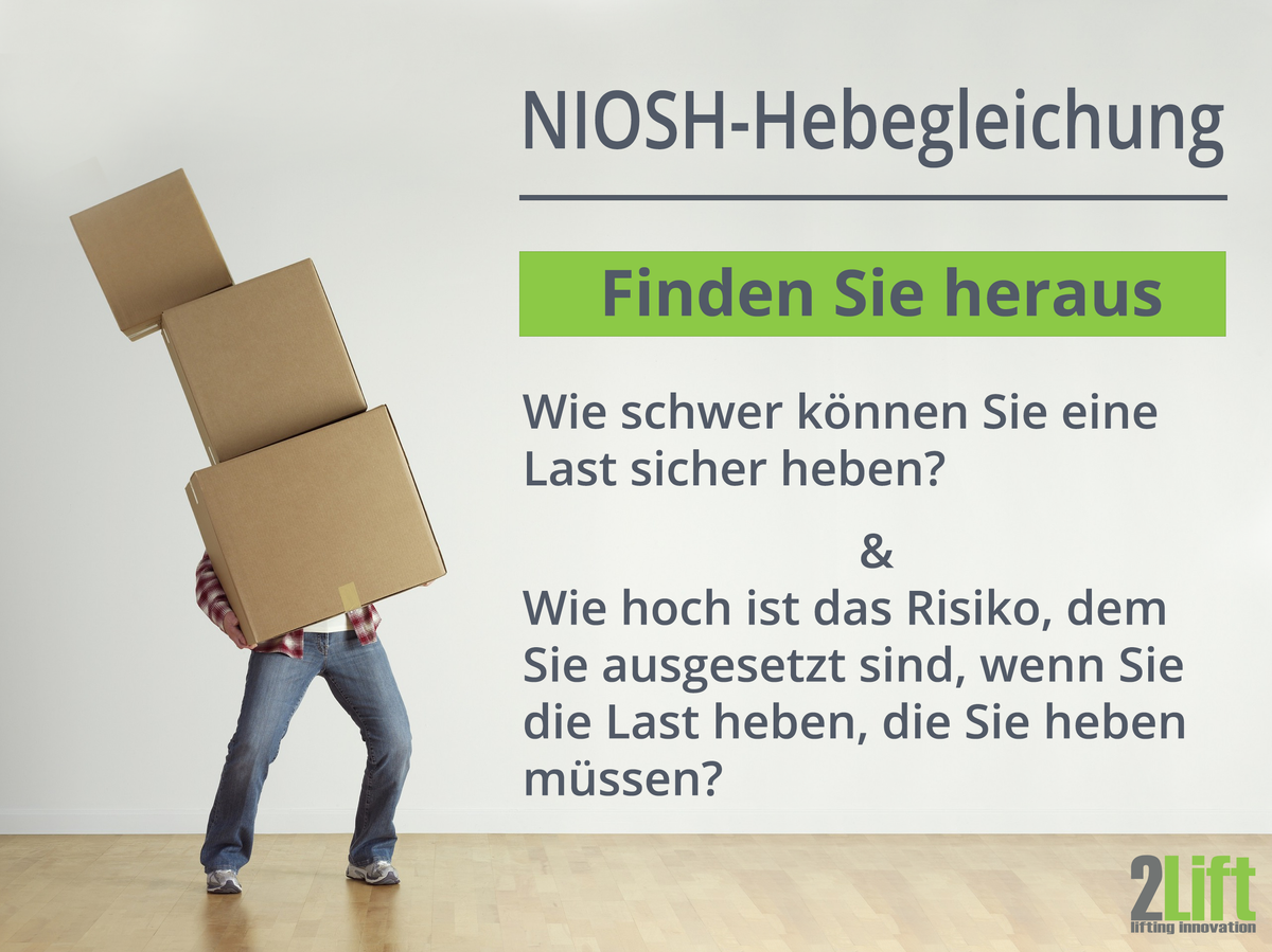 Die NIOSH-Hebegleichung: Ein Risikobewertungstool für sicheres Heben.
