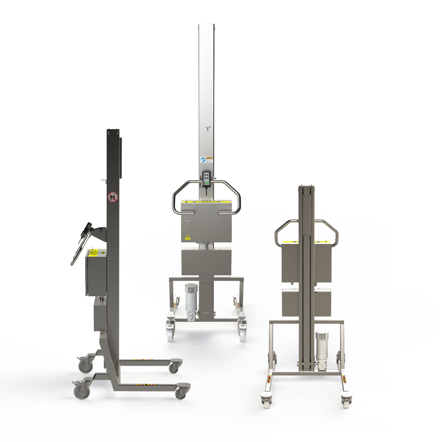 Hygienischer elektrischer Edelstahlheber (GMP) – 150 kg Traglast (SF)