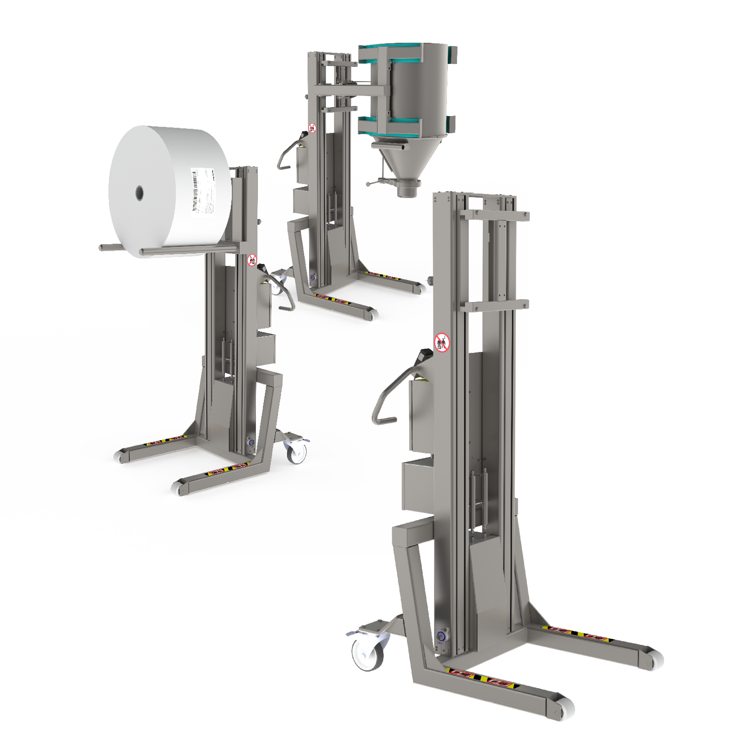 Hygienischer elektrischer Edelstahlheber (GMP) – 500 kg Traglast (SF)