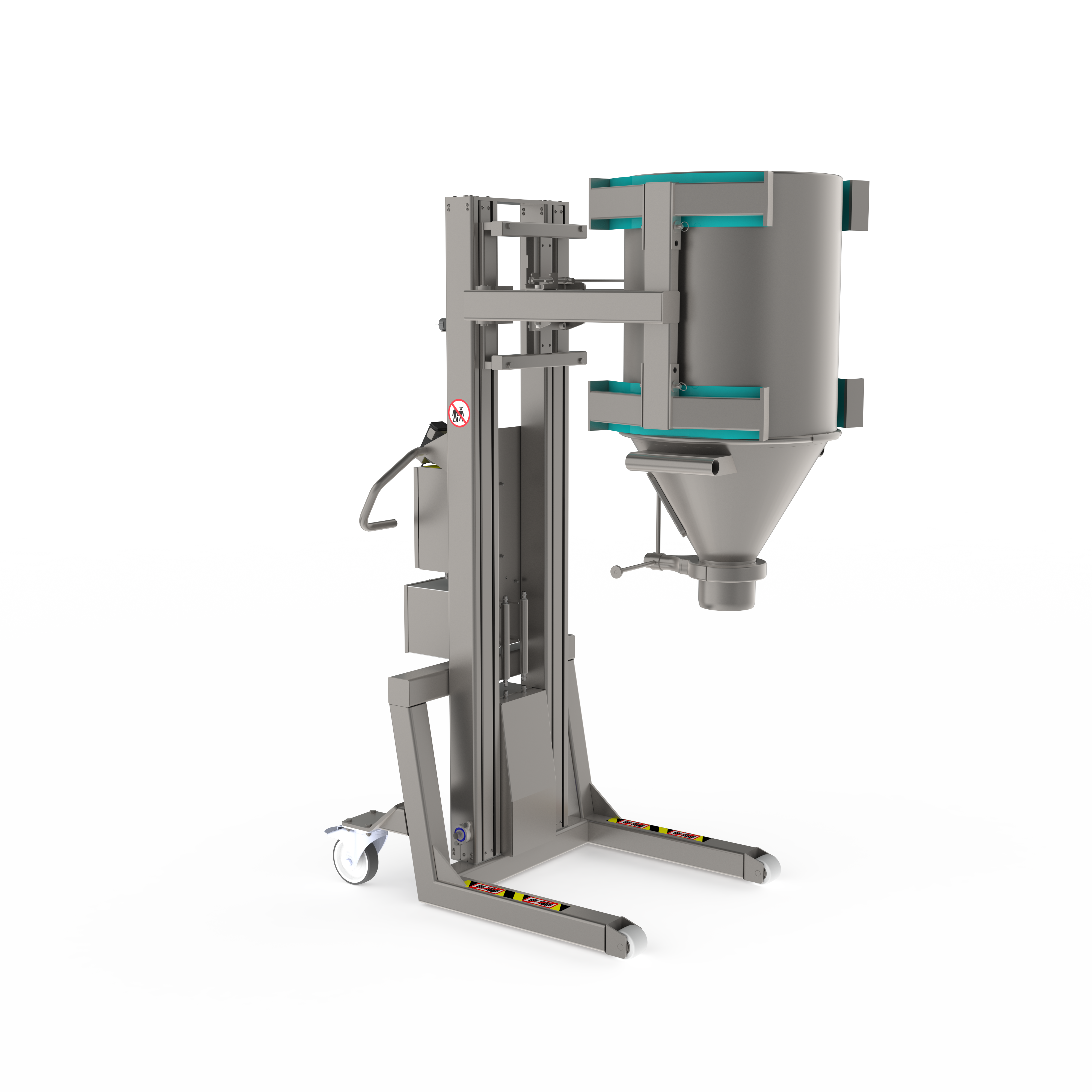 Hygienischer elektrischer Edelstahlheber (GMP) – 500 kg Traglast (SF)