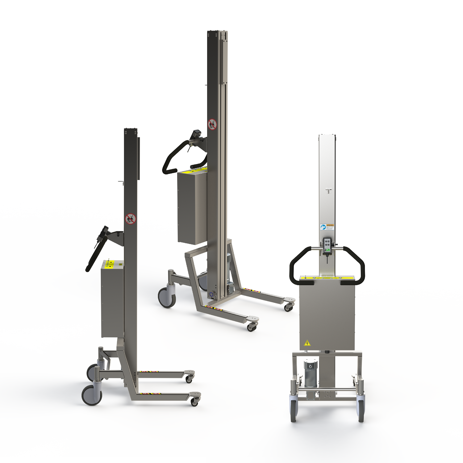 Elektrischer Schwerlast-Edelstahlheber - 150 kg Traglast (SN)