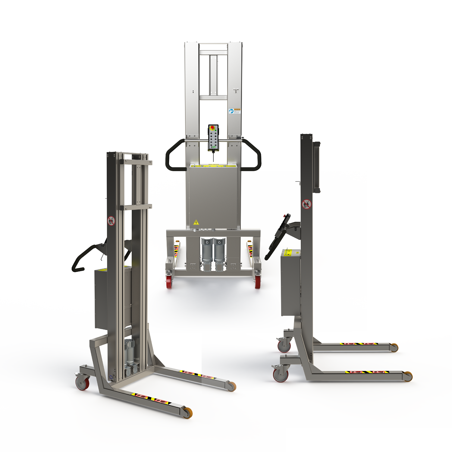 Elektrischer Schwerlast-Edelstahlheber - 300 kg Traglast (SN)