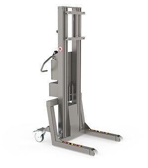 Dieses ergonomische, batteriebetriebene Handlinggerät ist aus Edelstahl gefertigt und kann dank seines modularen Aufbaus mit allen unseren manuellen und elektrischen Hebewerkzeugen kombiniert werden.