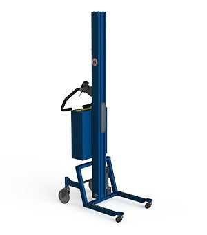 Jede ergonomische Hebehilfe aus Stahl kann bei 2Lift in der RAL-Farbe lackiert werden, die Ihren Anforderungen entspricht. Auf dem Bild sehen Sie einen Lifter mit einem blauen Farbton.