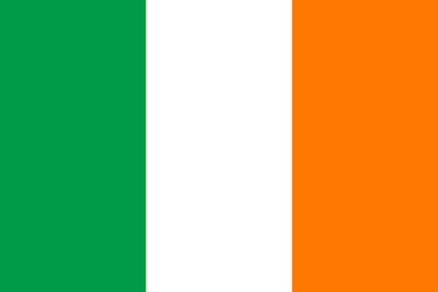 Die Flagge von Irland.