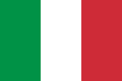 Die Flagge von Italien.