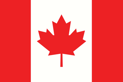 Die Flagge von Kanada