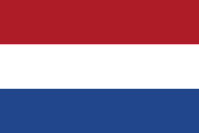 Die Flagge von Niederlande.