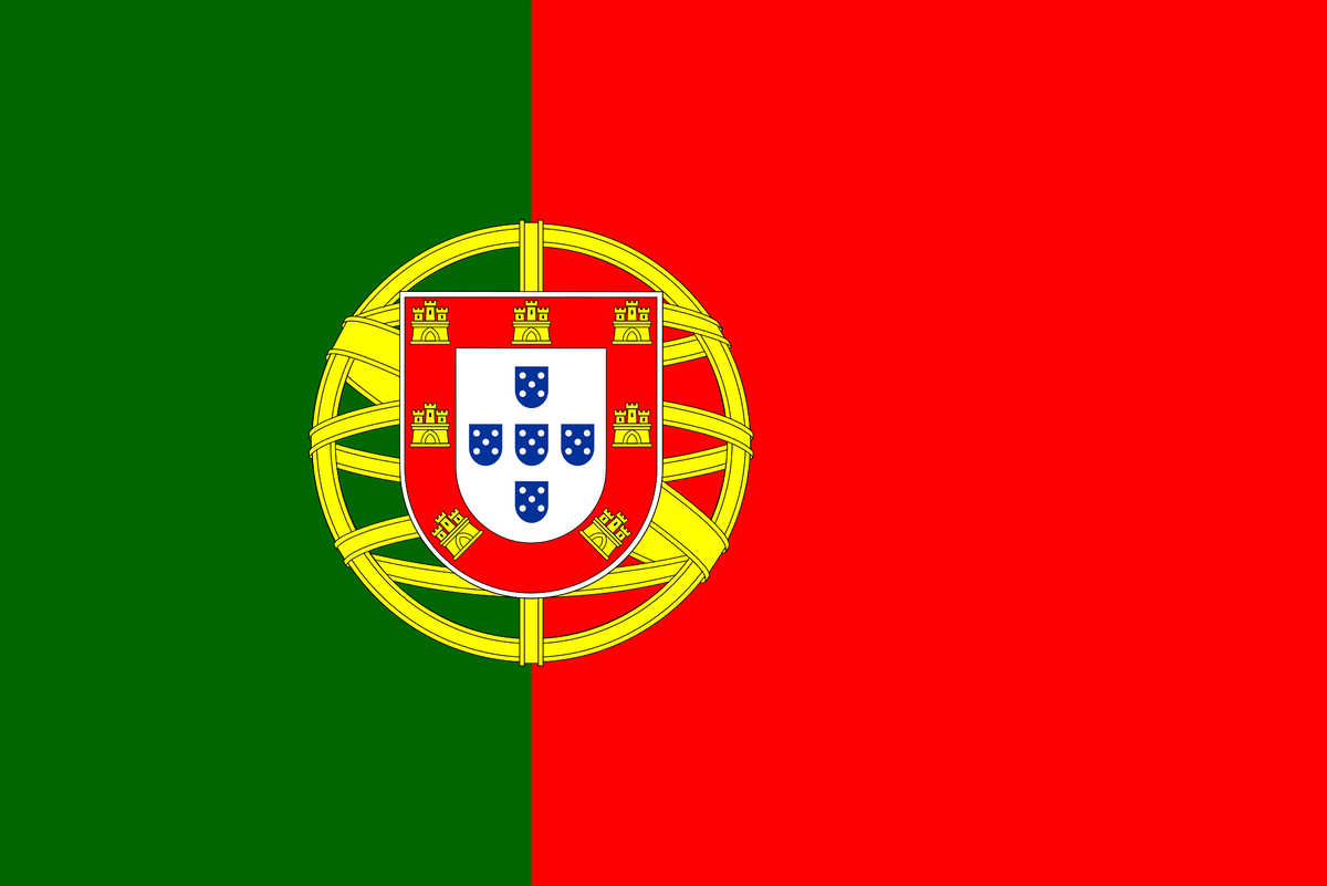 Die Flagge von Portugal