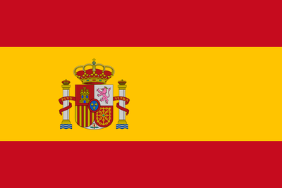 Die Flagge von Spanien