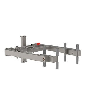Die einfache Kippeinheit (STU), welches als Hebe Kippgerät mit den meisten unserer Materialheber kombinierbar ist, kann Behälter wie Fässer, Kisten und Container manuell nach vorne kippen, um z.B. eine Ladung zu entleeren.