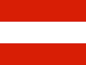 Die Flagge von Österreich