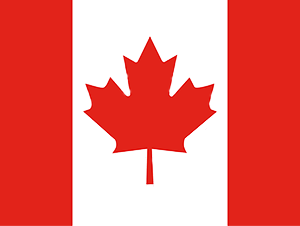 Die Flagge von Kanada